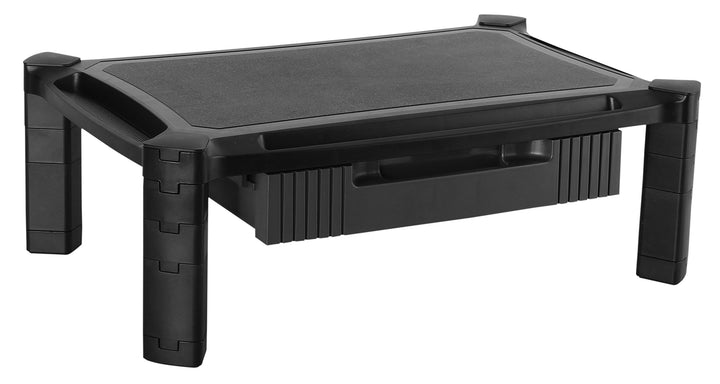 RICOO Monitorständer Monitor Ständer für Computermonitore mit Schublade Schreibtischaufsatz WM2-L Bi