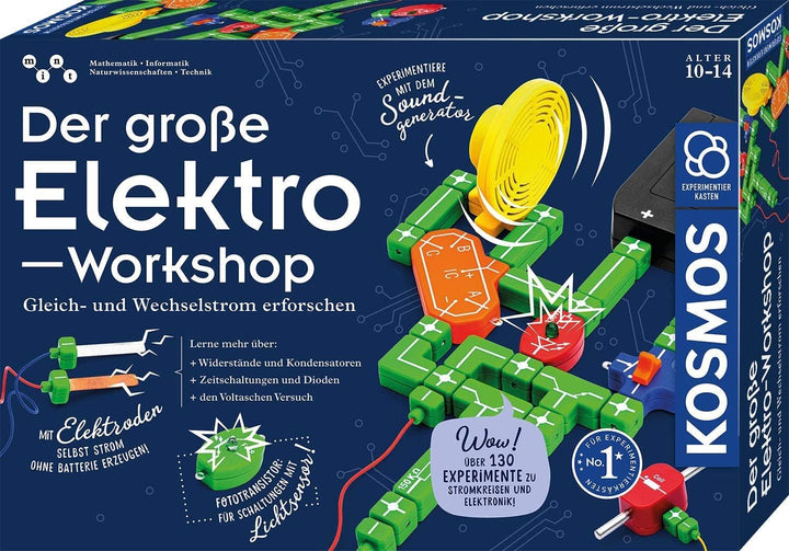 Kosmos 620820 Der grosse Elektro-Workshop, Erforsche Gleichstrom und Wechselstrom, über 130 Experime