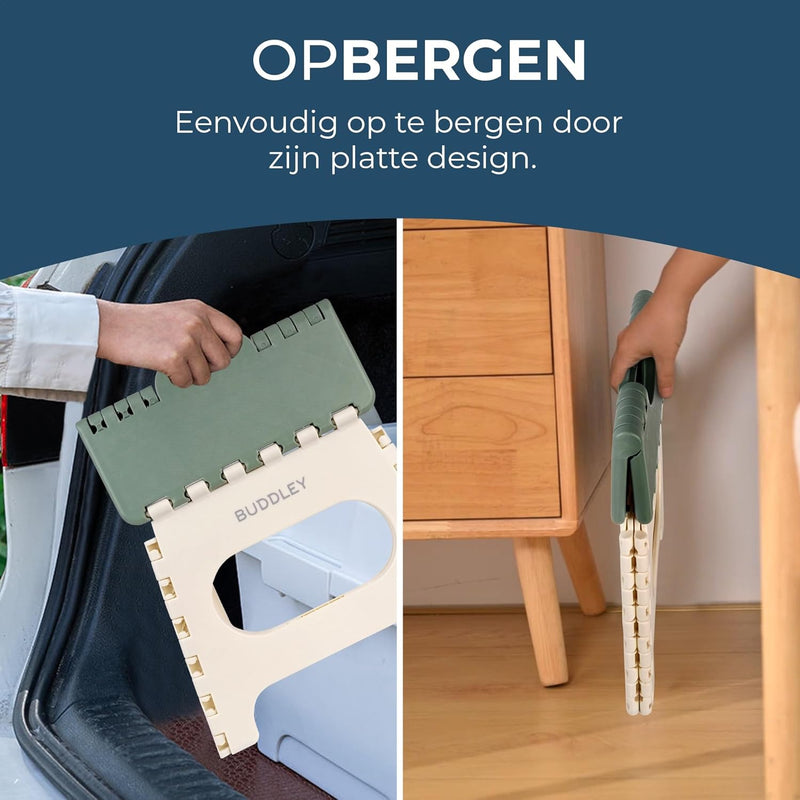 BUDDLEY Klapphocker, Faltbarer Hocker, Klapphocker, Klappbarer Hocker, Caravanhocker, Küchenhocker,