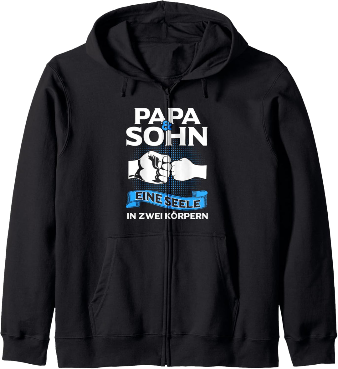 Papa Sohn Partnerlook Vatertag Kapuzenjacke