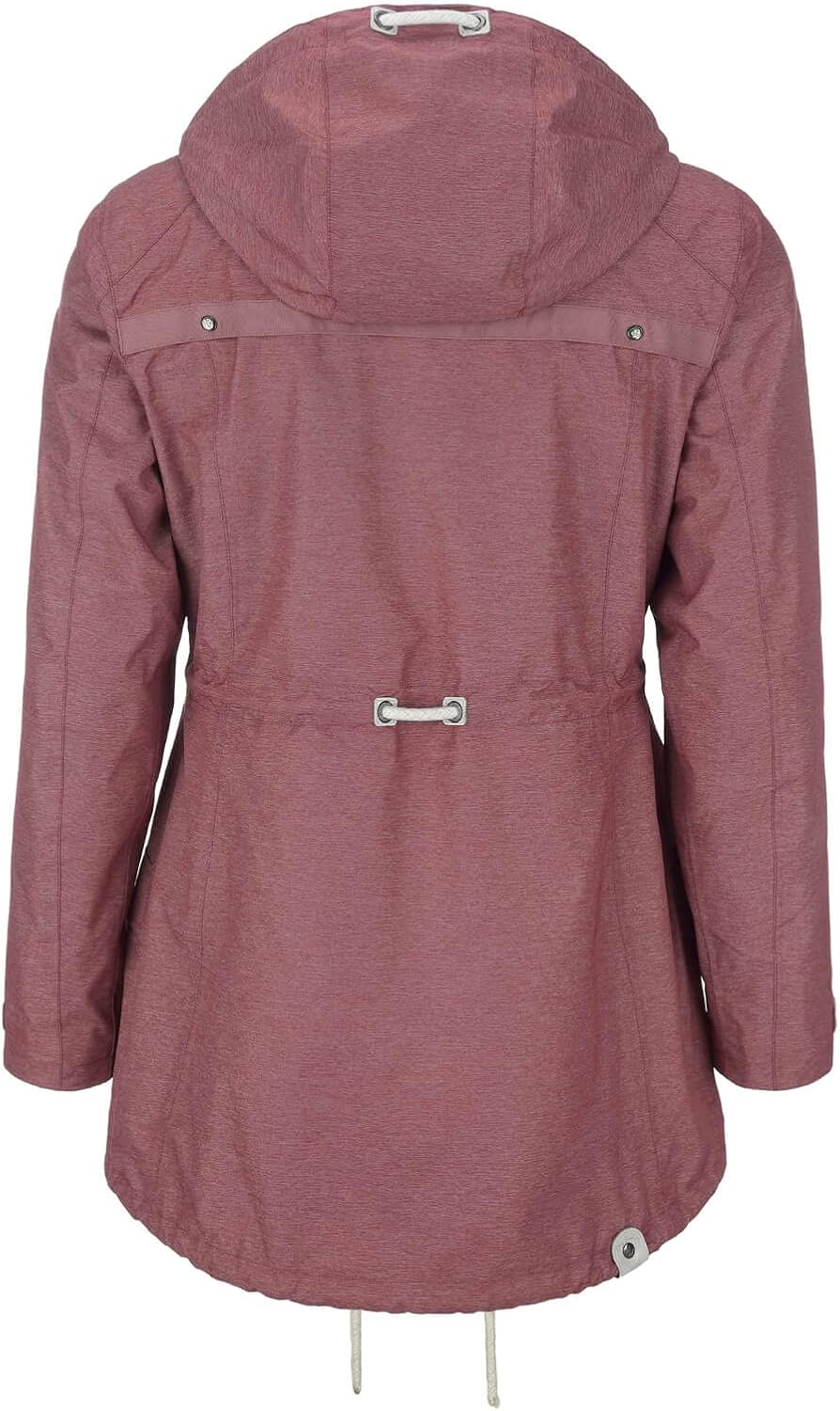 Dry Fashion Damen Funktionsmantel Bansin - Regen-Mantel Funktionsjacke Regenjacke wasserdicht winddi