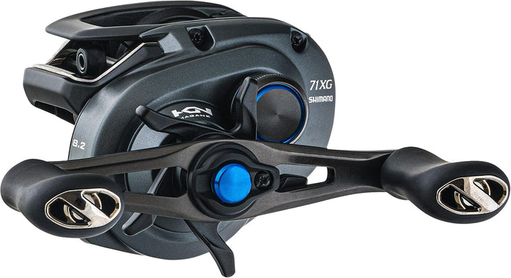 Shimano SLX MGL 70 Baitcast-Rolle mit niedrigem Profil Übersetzung: 8,2:1 | Grösse: 70 links, Ü