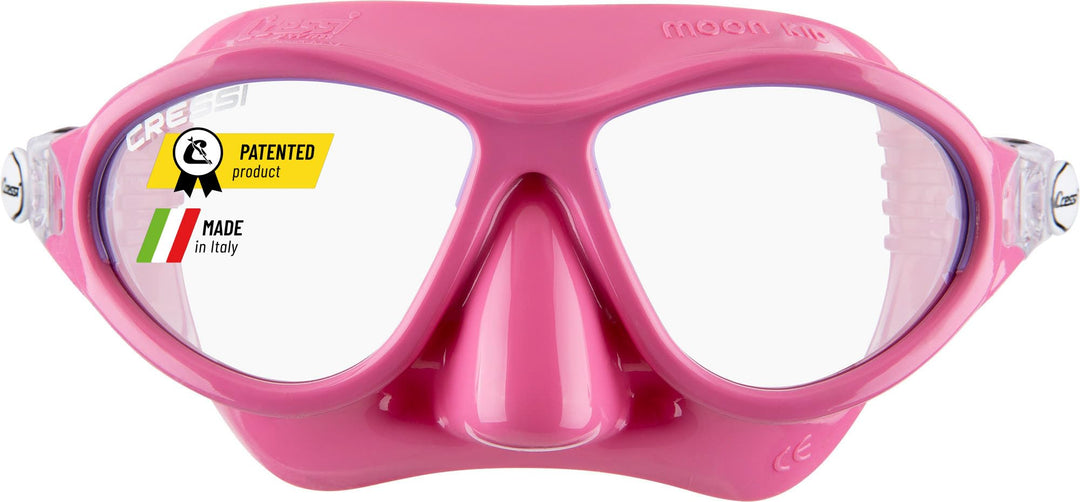CRESSI Moon Schwimmbrille Kinder 7 bis 15 Jahre mit Bruchsicheren Gläsern, Kratzschutz, Sicherem Sit