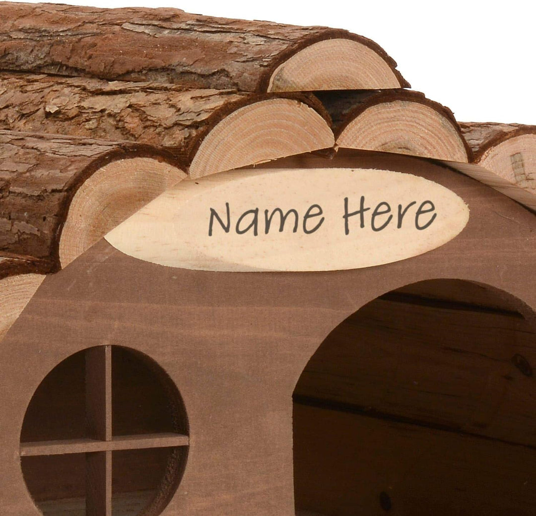 CKB LTD Holzhaus für Igel oder Meerschweinchen – Outdoor Schuppen – Hotel kann auch für den Wintersc