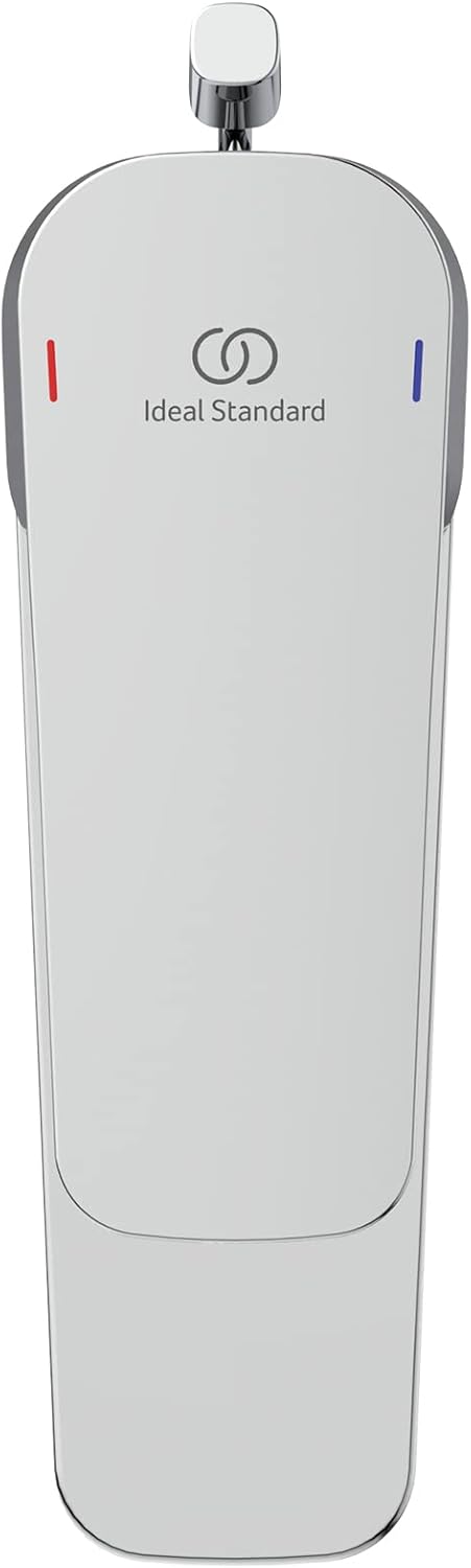 Ideal Standard BC560AA Ceraplan III Slim Waschtischarmatur, Chrom Auslaufhöhe 92mm mit Ablaufgarnitu