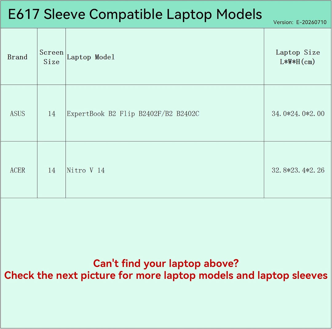 Smatree 14 Zoll Anti-Shock Laptop Sleeve Tasche und Case für Männer und Frauen wasserdichte Schutzhü