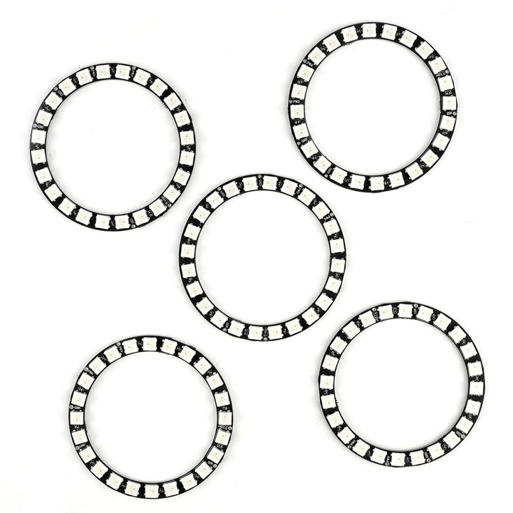 WS2812 RGB LED 24 Bits 24 X LED WS2812B 5050 Vollfarblicht adressierbarer Ring mit integriertem Trei