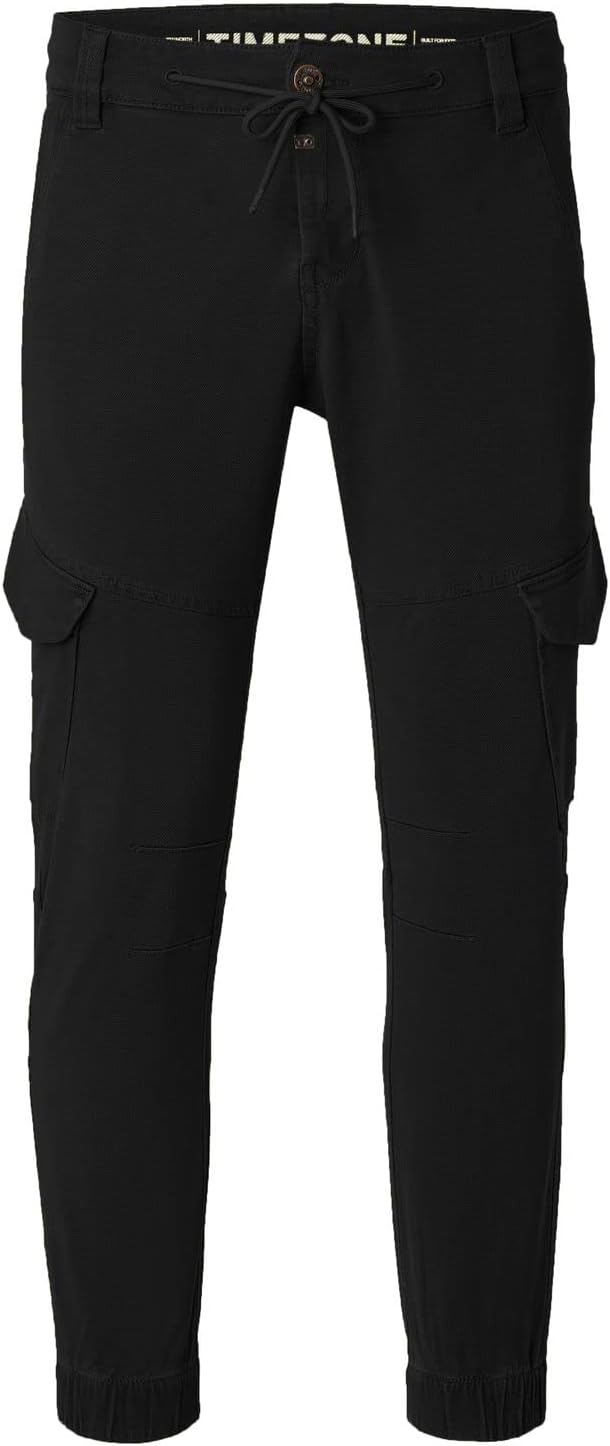 Timezone Herren Regular Brooklyntz Freizeithose 29W / 32L Washed Black, 29W / 32L Washed Black