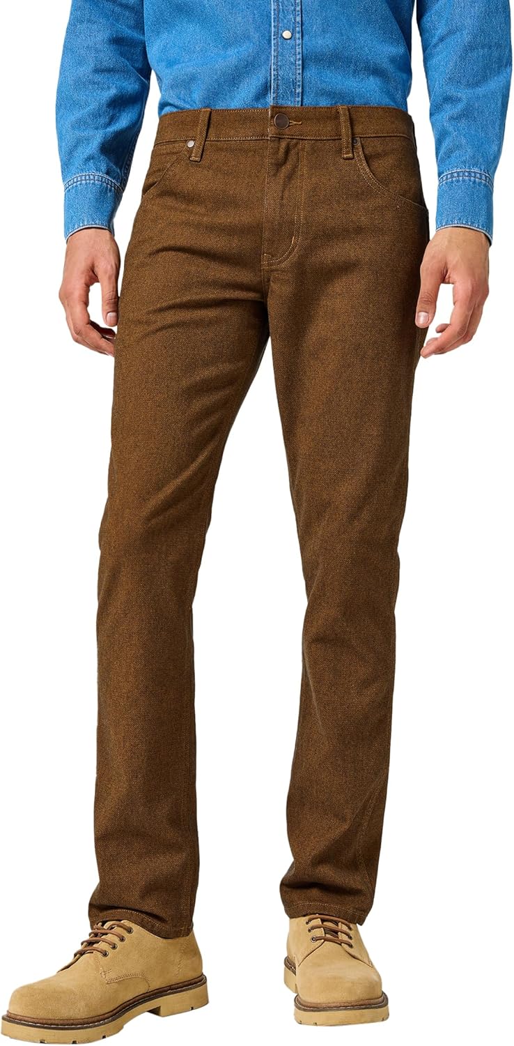 Wrangler Herren Greensboro Ii Pants 30W / 30L Monks Robe Brown, 30W / 30L Monks Robe Brown