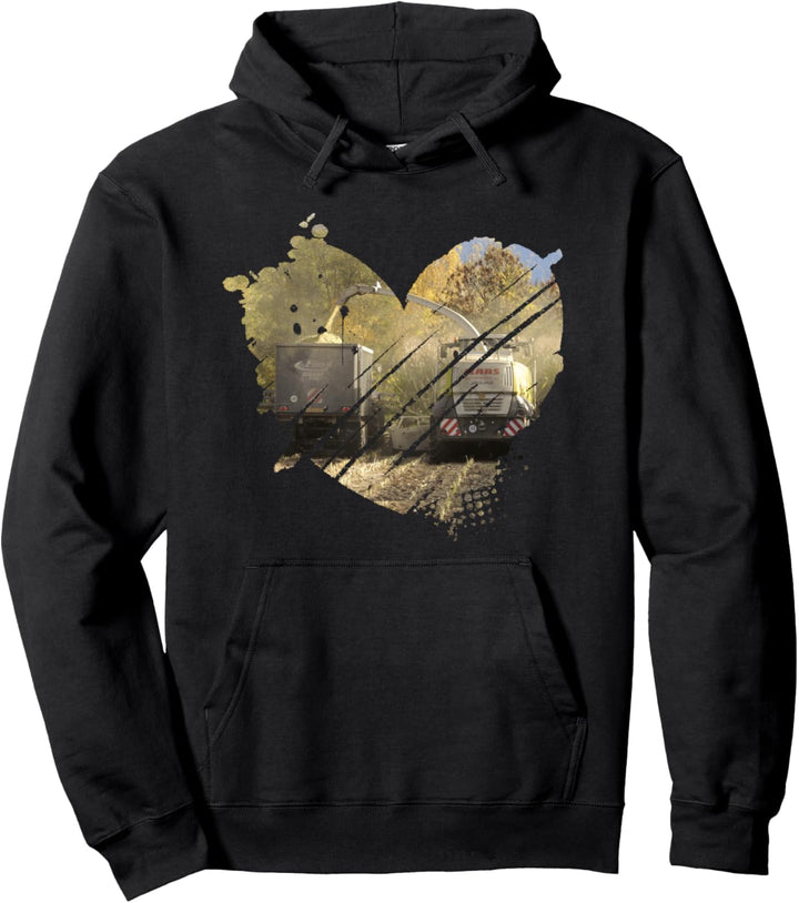 Landwirt Landwirtschaft Bauer Lohner Mais-Häcksler häckseln Pullover Hoodie