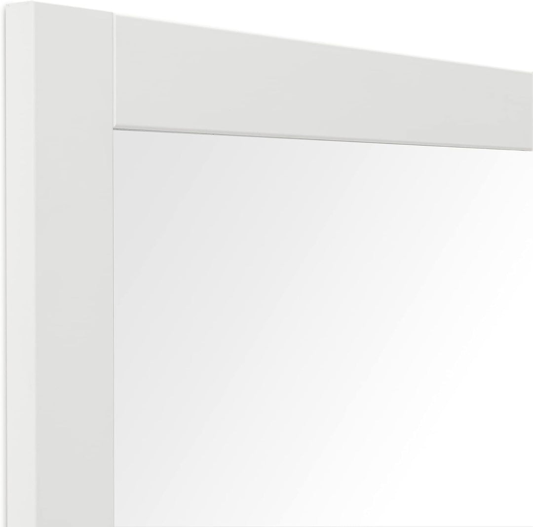 ARHome Wandspiegel, Smart, 140 x 50 cm, Weiss, Spiegel, Made in Italy Weiss 140 x 50, Weiss 140 x 50