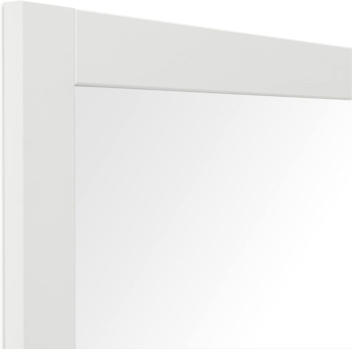 ARHome Wandspiegel, Smart, 140 x 50 cm, Weiss, Spiegel, Made in Italy Weiss 140 x 50, Weiss 140 x 50