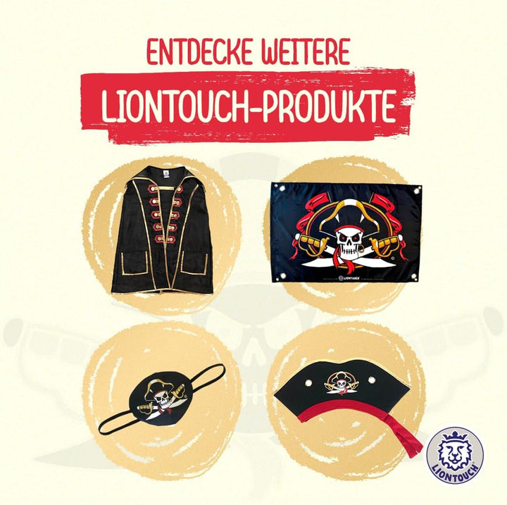 Liontouch - Piratenrapier - Captain Cross - Für Kinder von 3-8 Jahren | Spielzeug mit Totenkopf-Moti