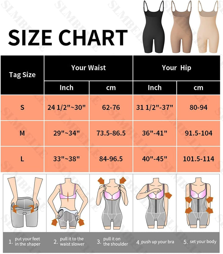 SLIMBELLE Tiefer Ausschnitt Rückenfreier Body Shaper Mit Rückenfreier Klebe BH Verlängerung Für Klei