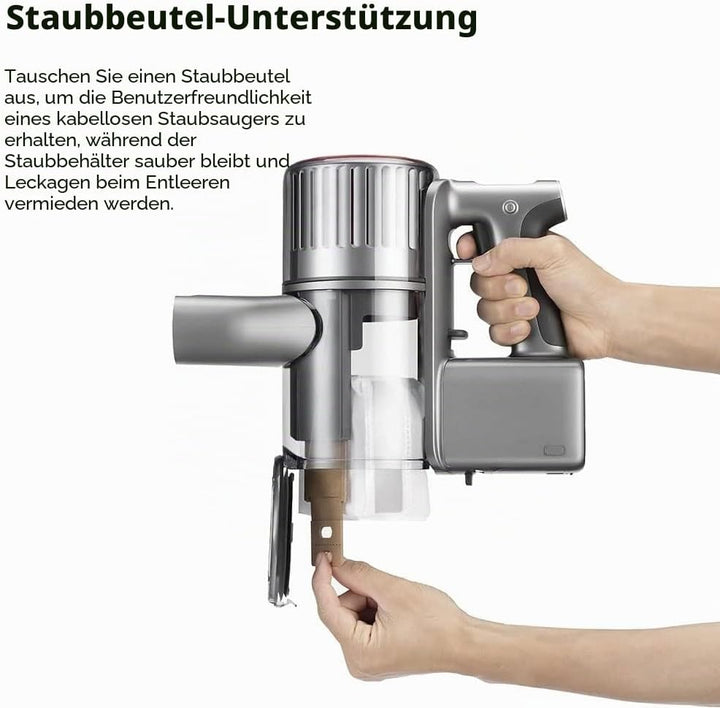 10 x Staubbeutel Ersatz für Xiaomi Roborock H7 H6 Staubsauger Zubehör Teile Weiss/Opulenter Garten,