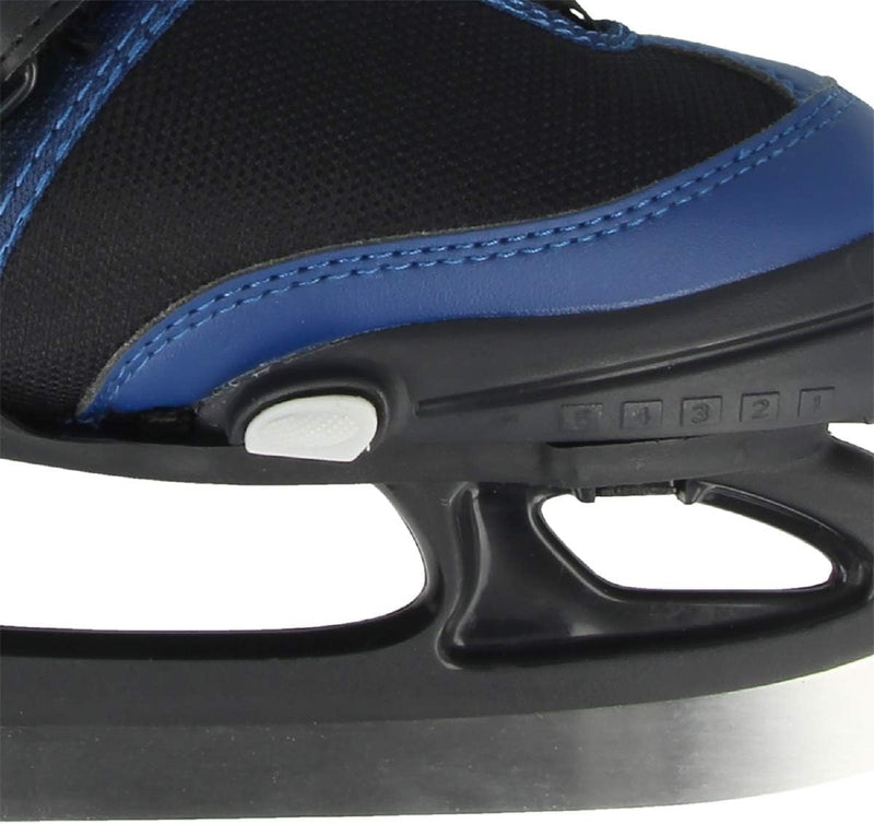 K2 Skates Jungen Schlittschuhe Rink Raven Ice Boa, black - blue, 25D0111 S (EU: 29-34 / UK: 10-1 / U