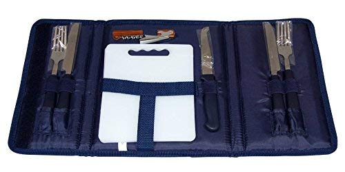 CBag - Picknickgeschirr Picknickbesteck Campinggeschirr Reisebesteck Geschirr Brotzeitmappe Mappe (B