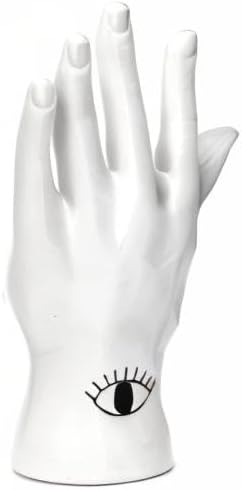 KIKKERLAND JK17 Palm Reader Schmuckständer, Weiss