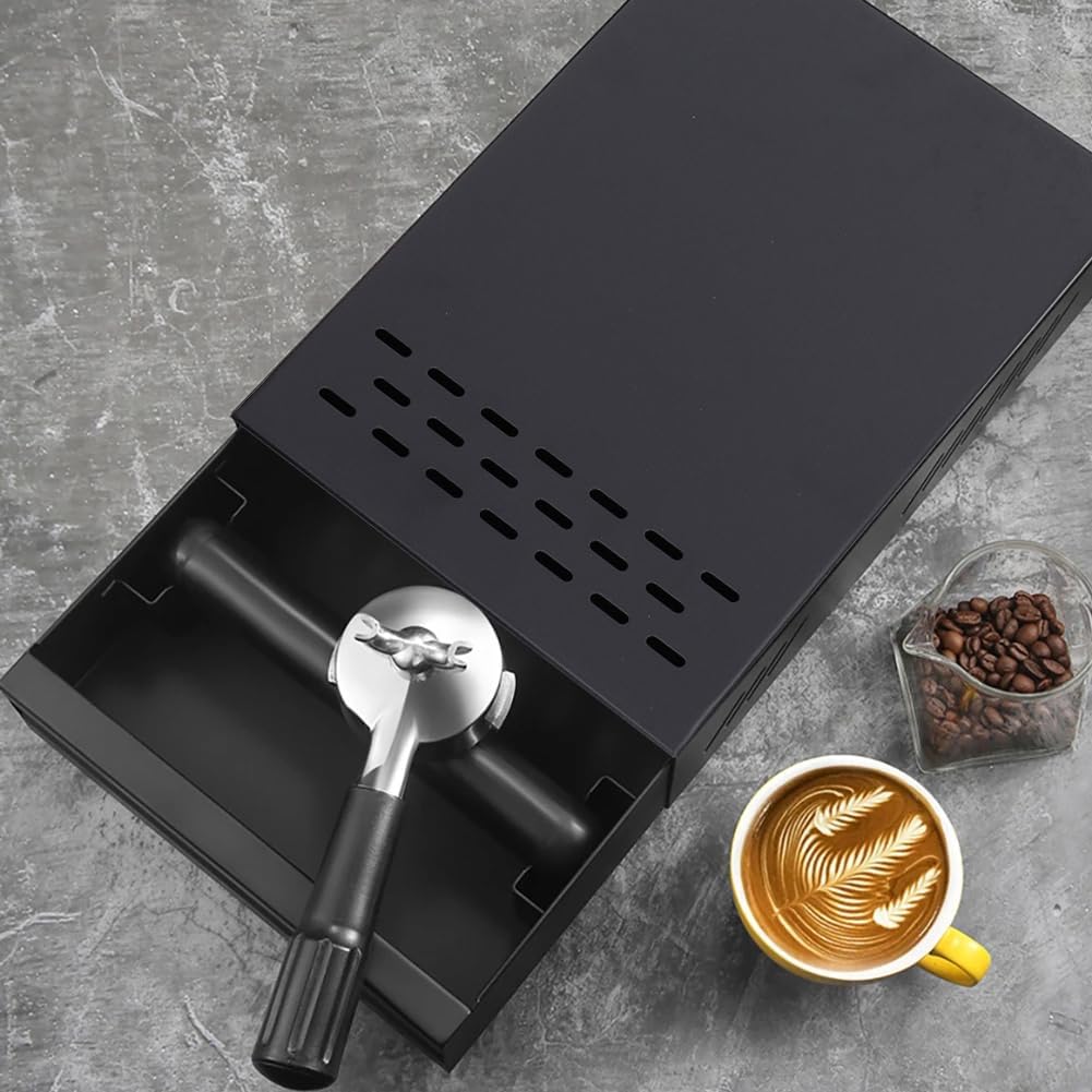 Kaffee Klopfbox Schublade, AbklopfbehäLter Sudschublade, Kaffeesatz Klopf Box BehäLter Espresso Schu