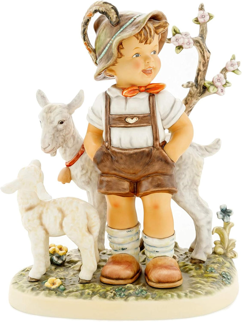 M.I.Hummel Ziegenbub Figuren, Keramik, Mehrfarbig, 34 cm