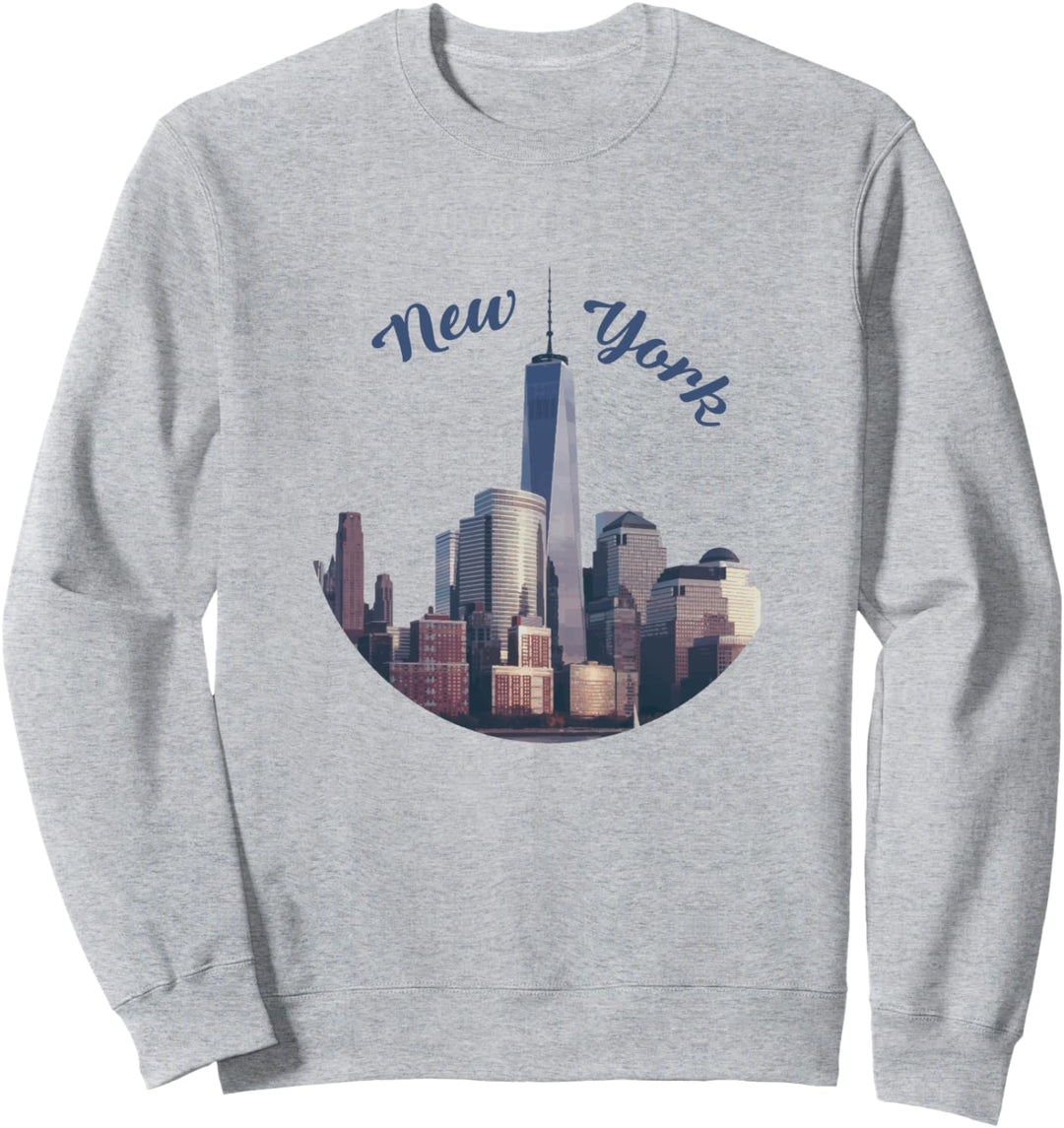 New York Skyline Outfit US City Amerika Design Panorama Sweatshirt