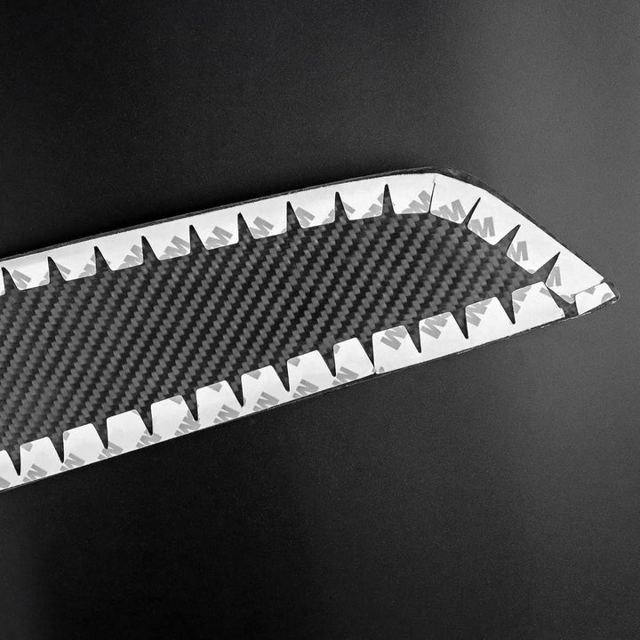 KUNGKIC Hartkohlefaser für BMW Auto Mittelkonsole Co-Pilotin Armaturenbrett Trimmen Abdeckung Aufkle