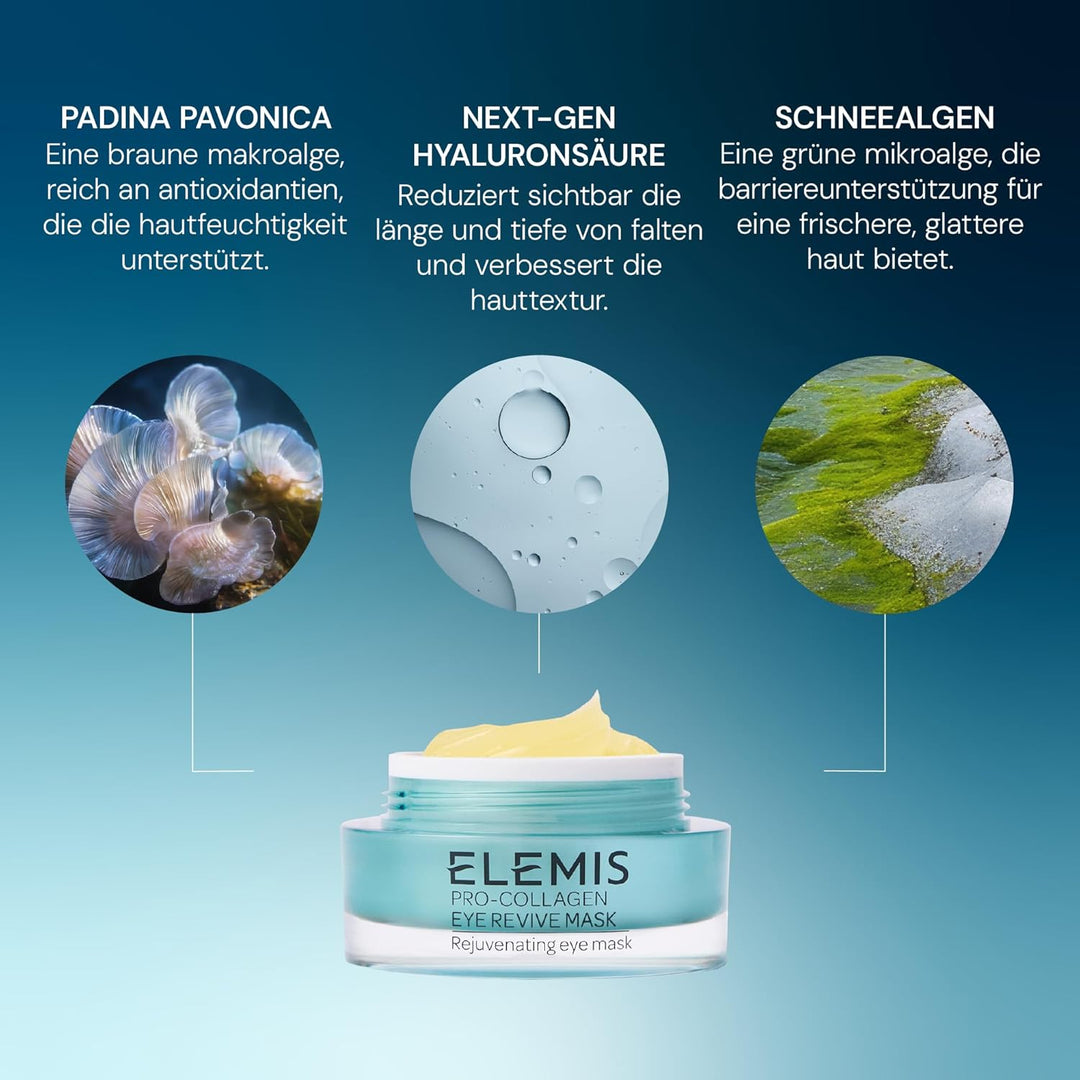 Elemis Belebende Pro-Collagen-Augenmaske, 1er Pack (1 x 15 ml), Wassermelone Pro-Collagen Eye Revive