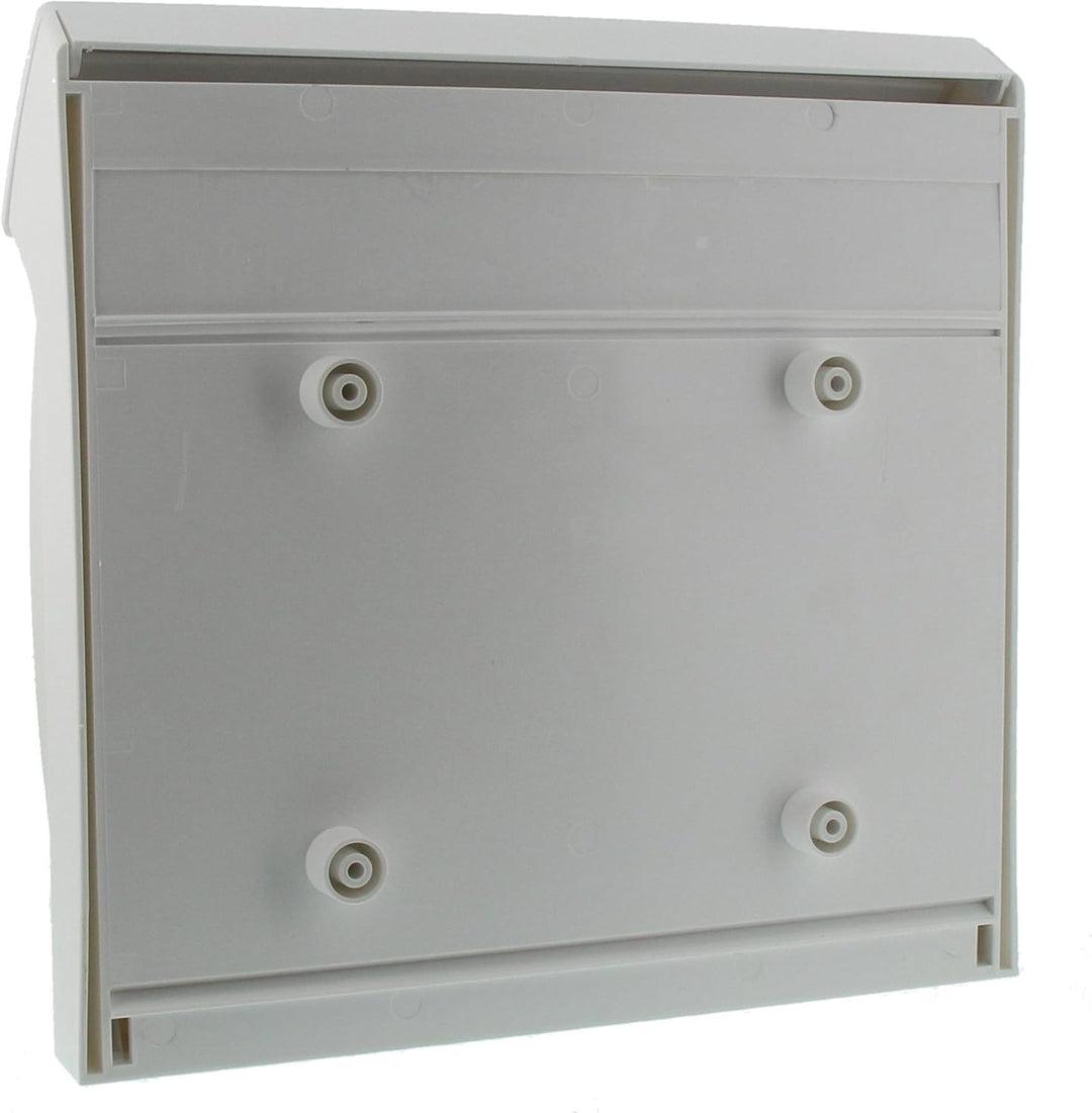 Burg-Wächter Briefkasten ohne Zeitungsfach ohne Namensschild, Hochwertiger Kunststoff, Einwurf-Forma