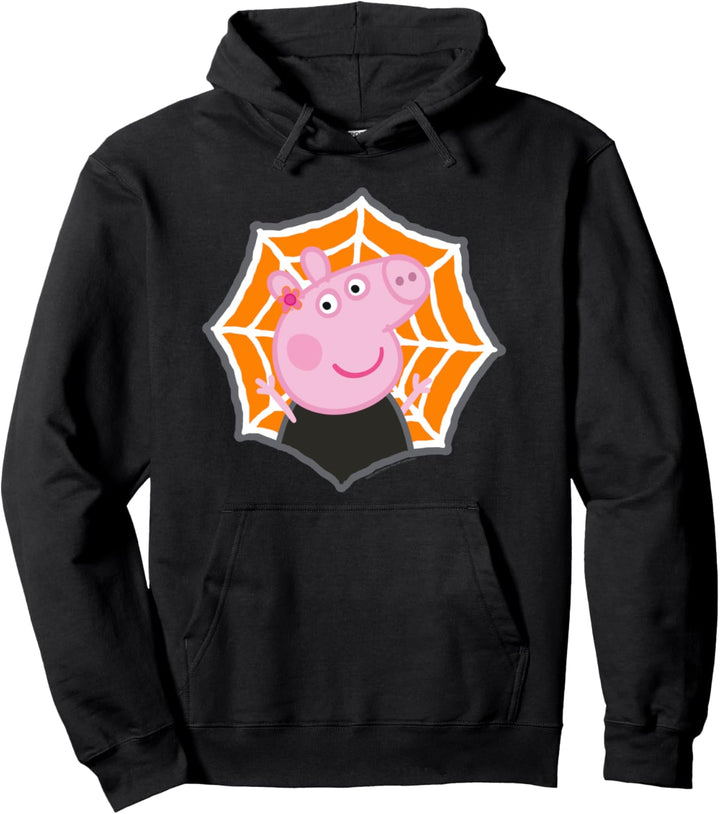 Peppa Wutz Halloween Spider Web Pullover Hoodie
