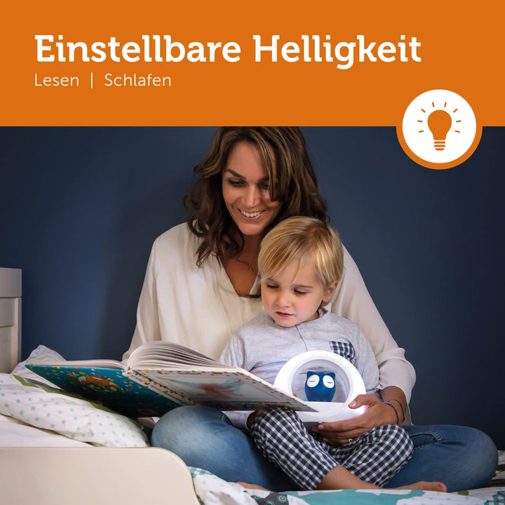 ZAZU Lou Eulen-Nachtlicht - Vertreibt Dunkelheit, Automatische Abschaltung, Weinsensor, Einstellbare