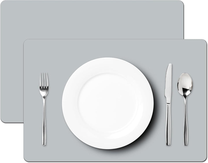 KitchenYeah© Platzsets Abwaschbar 6-Teilig 45x30 cm Tischsets Platzdeckchen Platzset Unterlage Tisch