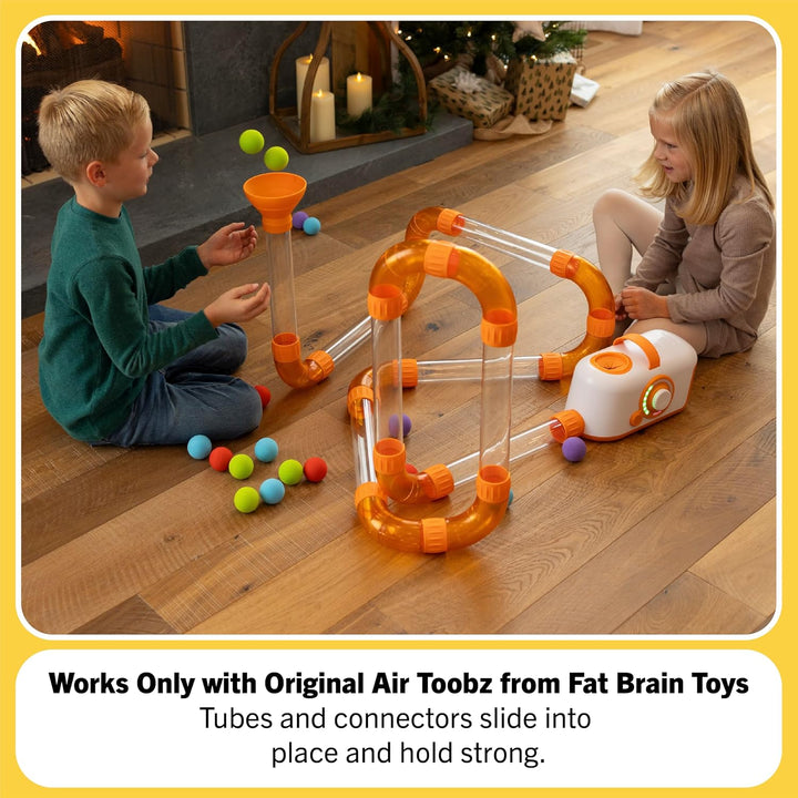 Fat Brain Toys Air Toobz Erweiterungspaket – Luftbetriebenes STEM-Bauspielzeug – Kinder &amp; Jugendlich