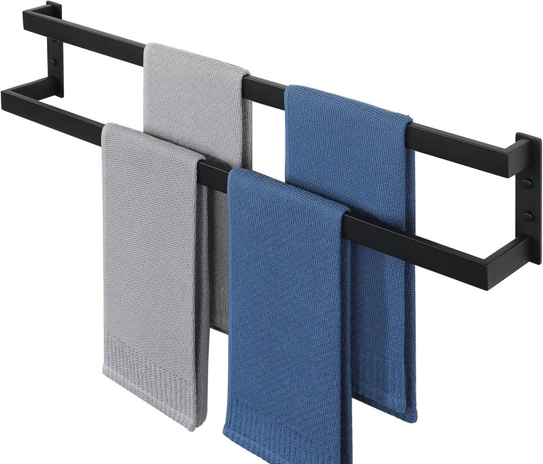 Mooche Double-Layer Handtuchhalter, Handtuchstangen, Handtuch Halterung | Wandhalterung, 304 Edelsta