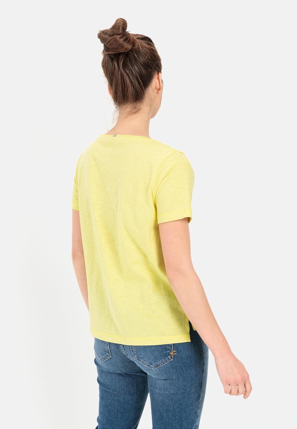 camel active Damen T-Shirt Organic Cotton S Limoncello, S Limoncello