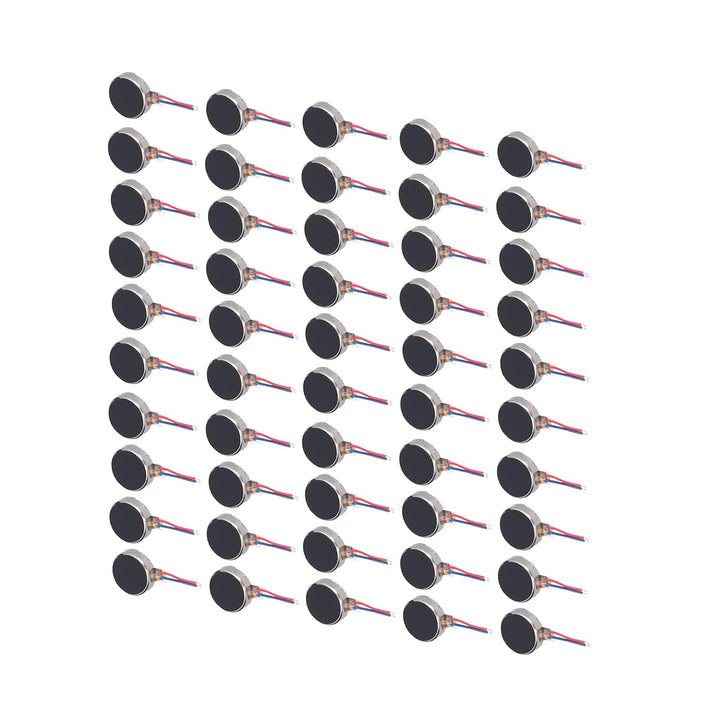 50 Stück Mini-Vibrationsmotoren DC 3V 10x2,7 Mm Anti-Interferenz Kleiner Leichter, Geräuscharmer Mik