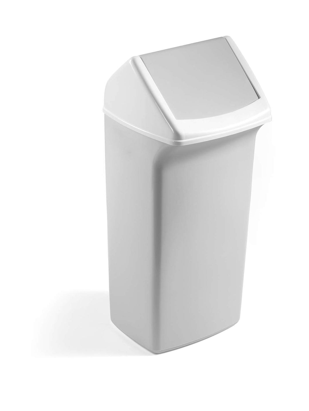 Durable 1809798050 Abfallbehälter Durabin Flip, 40 Liter, 1 Stück, grau, Grau