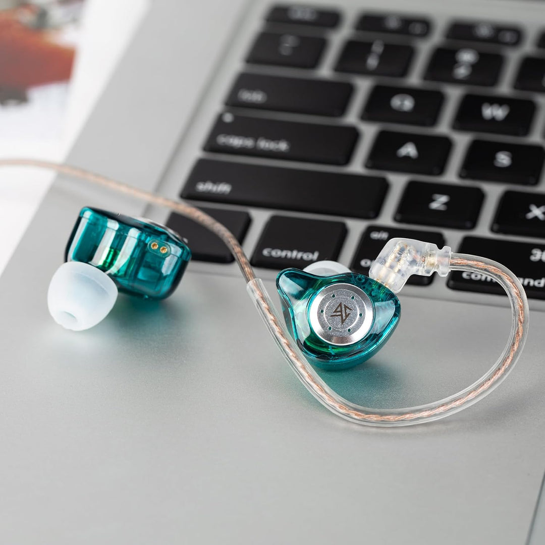Keephifi KZ EDX Pro In Ear Monitor, IEM-Kopfhörer, Dual DD HiFi Stereo Sound, kabelgebunden, Geräusc