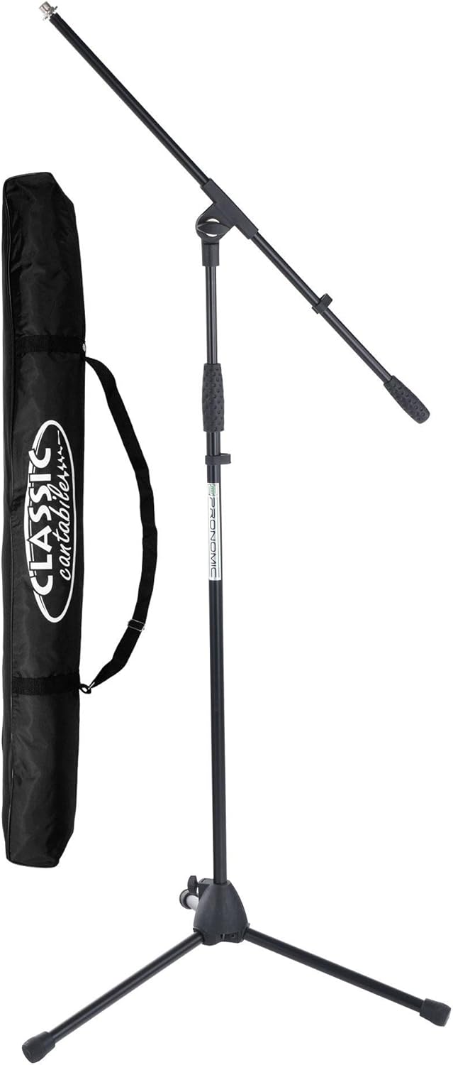 Pronomic MS-116 Pro Mikrofonstativ mit Galgen im SET + Classic Cantabile Mikrofonständertasche