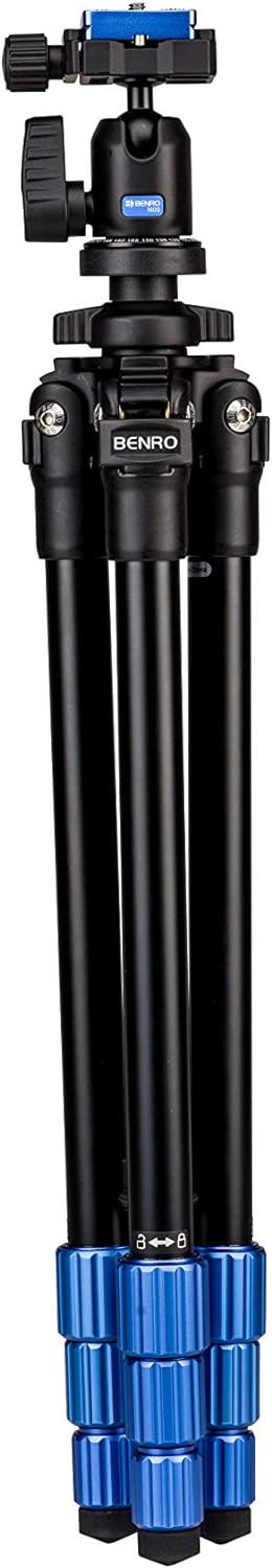 BENRO Slim TSL08AN00 Aluminium Stativ Kit mit Kugelkopf N00, Slim