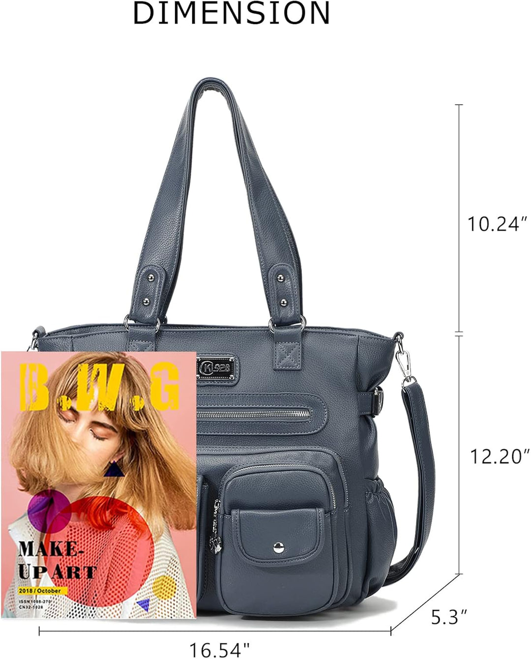 KL928 Handtasche Damen Tasche Umhängetasche Schultertasche Damentaschen gross für Damen Frauentasche