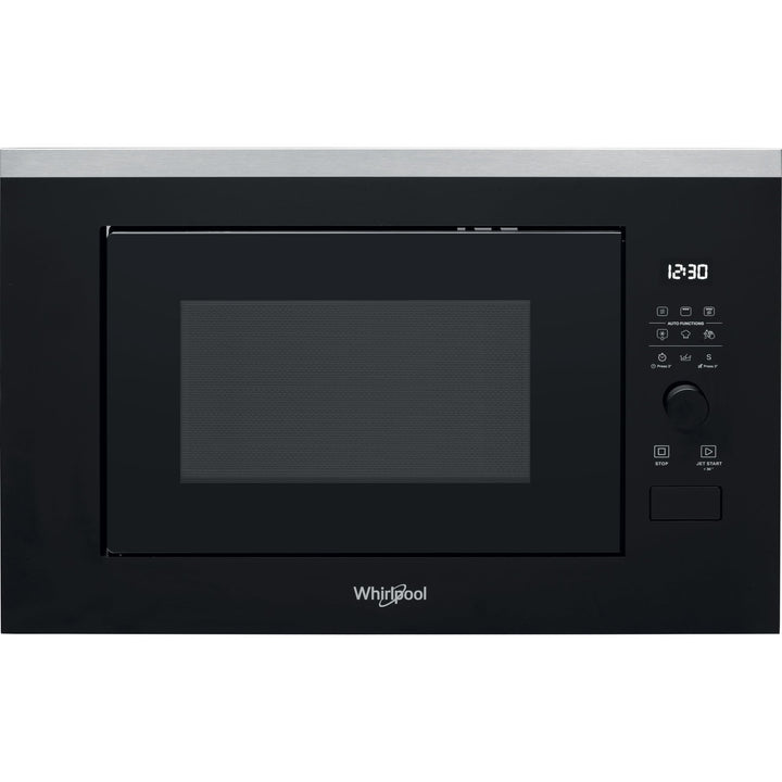 Whirlpool - Integrierte Mikrowelle WMF250G schwarz, 25 l, 900 W, Drehteller 28 cm, 7 Leistungsstufen