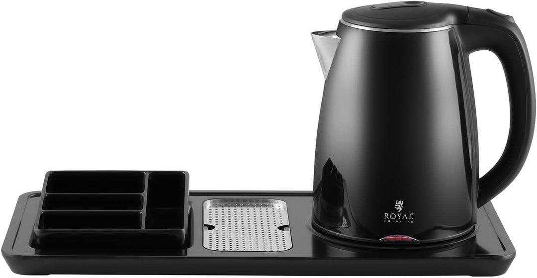 Royal Catering RC-HKS01 Wasserkocher Kaffee- und Teestation 1,2 L 1800 W kabellos