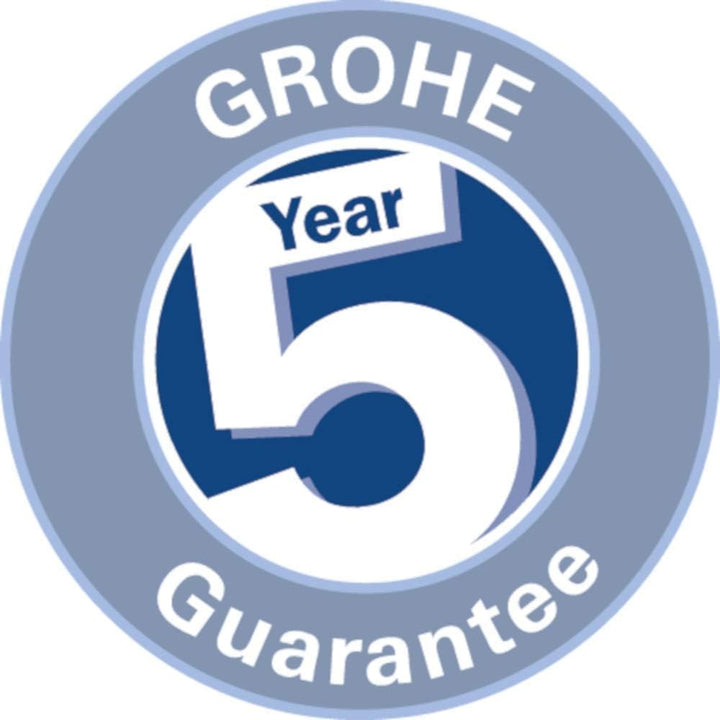 GROHE BauEdge - Einhand-Waschtischarmatur (wassersparend, langlebige Oberfläche, S-Size), chrom, 233