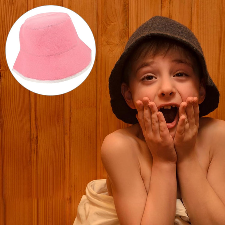 Supvox Filz-Badehut Aus Wolle Sauna-Kappe Badehaus-Duschhaube Sauna-Kopfbedeckung Für Damen Und Herr