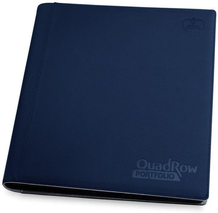 Ultimate Guard UGD010425 Portfolio 480-24-Pocket XenoSkin (Quadrow) Microfiber Sammelkartenmappe, Bl