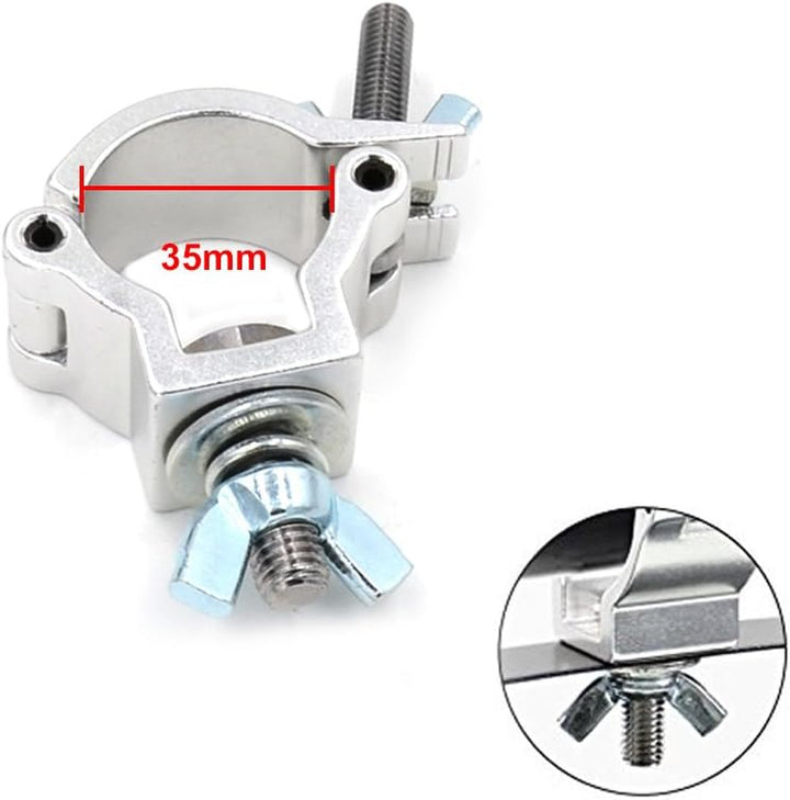 Truss Clamp-JLTPH 5 Stück Heavy Duty 32-35 mm Bühnenbeleuchtung Haken Klemme/Lautsprecher Ständer be