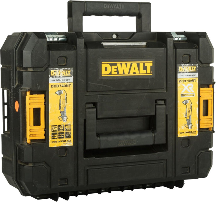 DeWalt Akku-Winkelbohrmaschine (18 Volt, für Bohrarbeiten an sehr verwinkelten Stellen, zwei-Gang-Ge