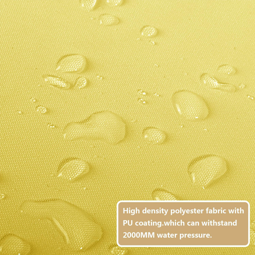 Sonnensegel wasserdicht 1.5x2.5M,Sonnenschutz- und Wetterschutz-Markise, UV-Schutz Schattiernetz mit