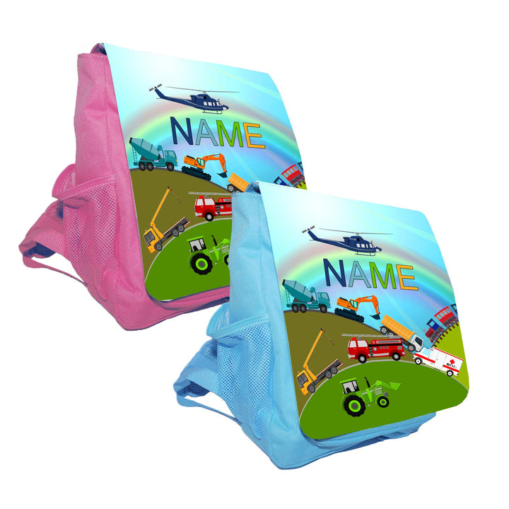 Kinderrucksack mit Name/Schriftartwahl/Kindergartenrucksack/Kindergarten/Kindergerechter Rucksack (F
