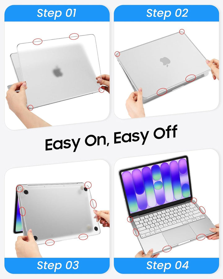 Fintie Hülle Kompatibel mit MacBook Neo 13 Zoll A3404 A18 Pro Chip, [100% Entspricht der Offiziellen
